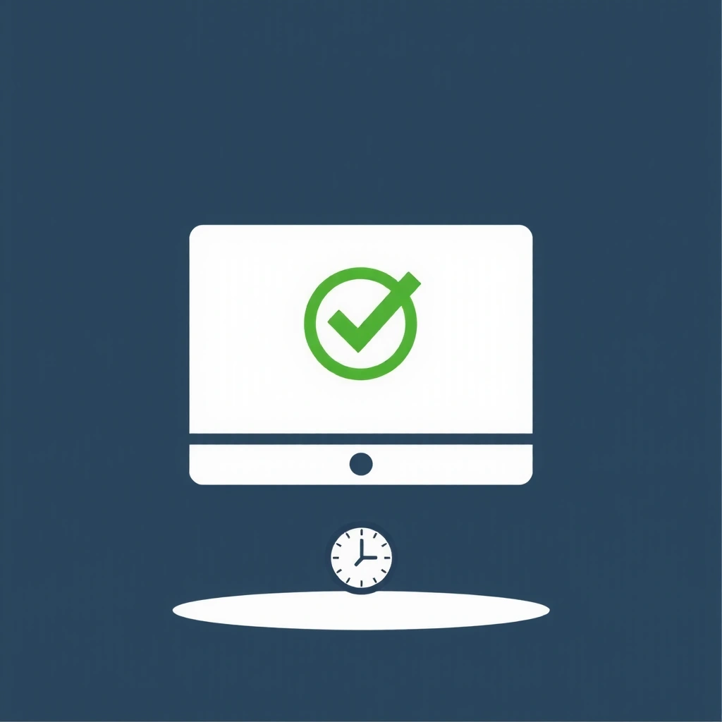 Website uptime monitoring icon