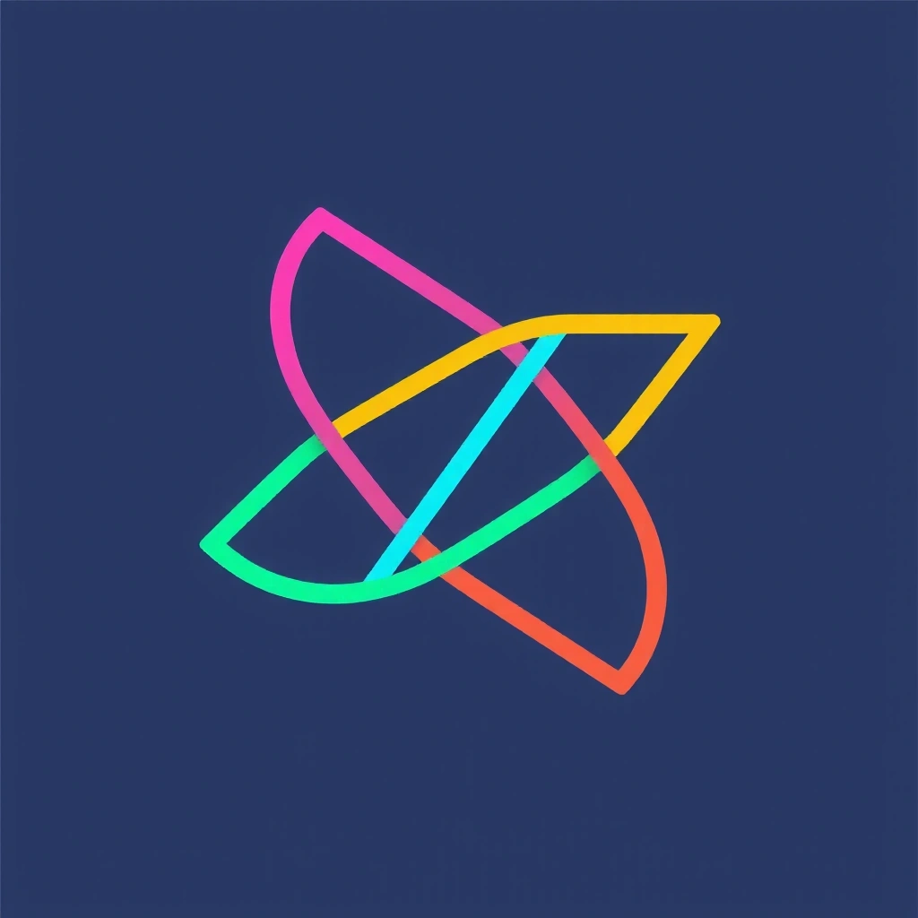 Abstract icon representing user interface and user experience design