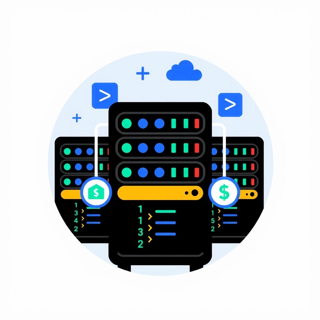 Backend development icon