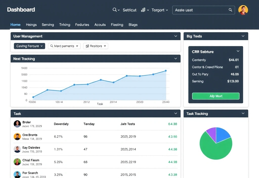 Custom CRM web application project